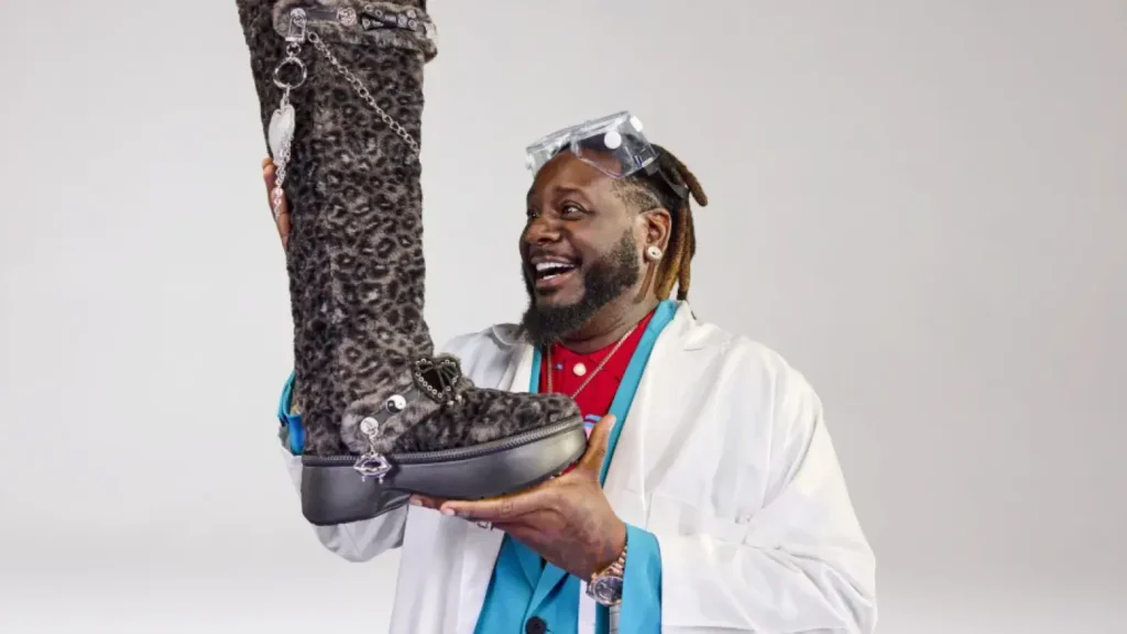 T-Pain Teams With Crocs on 35-Inch “Unfurgettable” Leopard Boots for Croctober