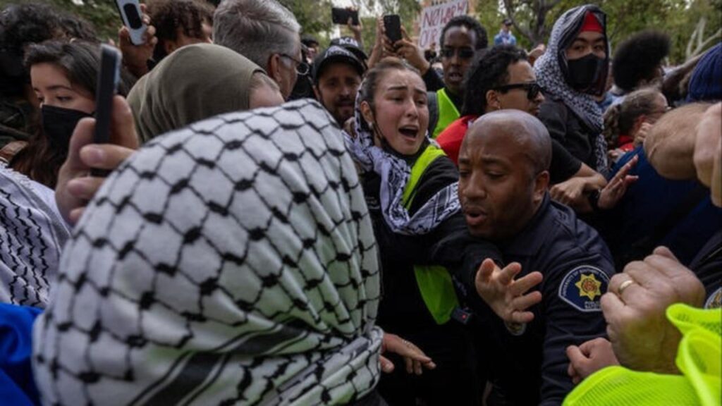 Pro-Palestinian Protests Expand to USC and University of Texas Campuses