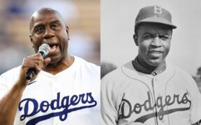 Magic Johnson Honors Jackie Robinson Ahead of MLB Tribute