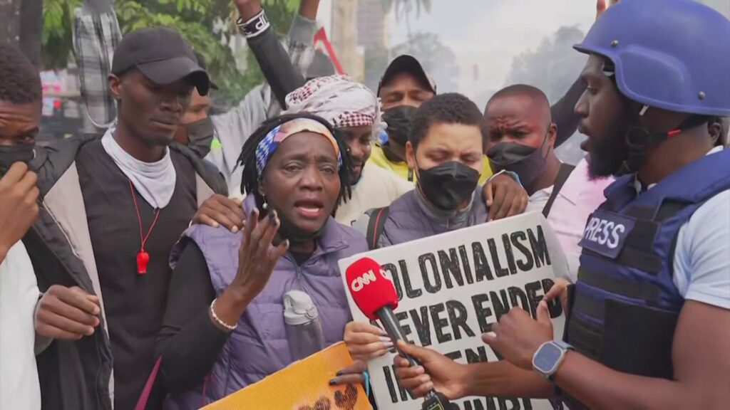Obama's Half-Sister Tear-Gassed During Protests in Kenya