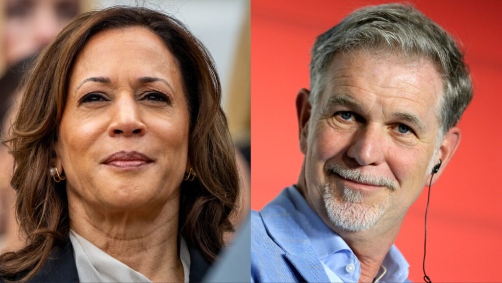 Netflix Co-Founder Reed Hastings Contributes $7 Million to Kamala Harris’ Presidential Campaign