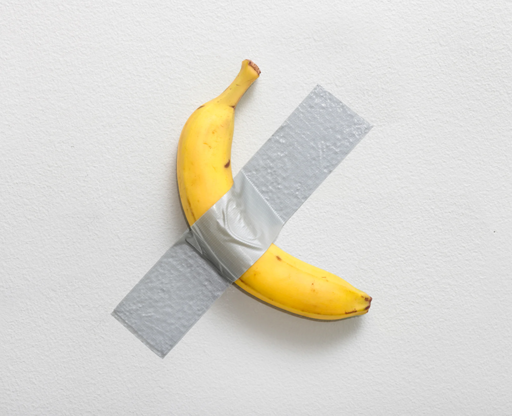Duct-Taped Banana Artwork Back on Sale for $1 Million