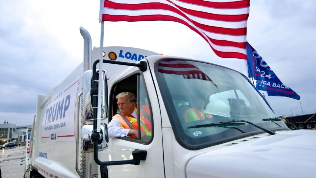 Trump Dresses as Sanitation Worker in Wisconsin, Slams Biden Over ‘Garbage’ Comment