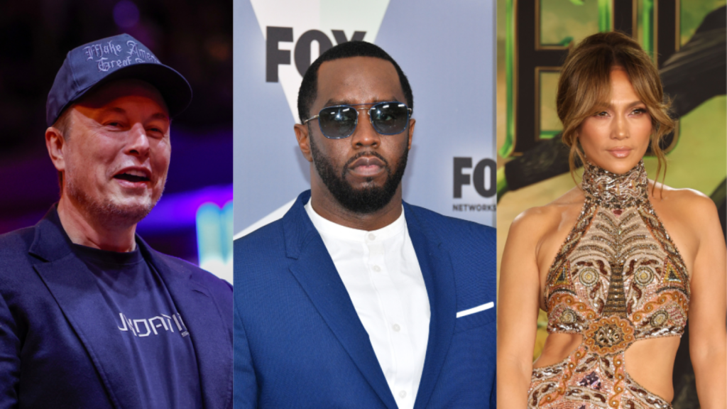 Elon Musk Criticizes Jennifer Lopez for Not Speaking Out About Diddy