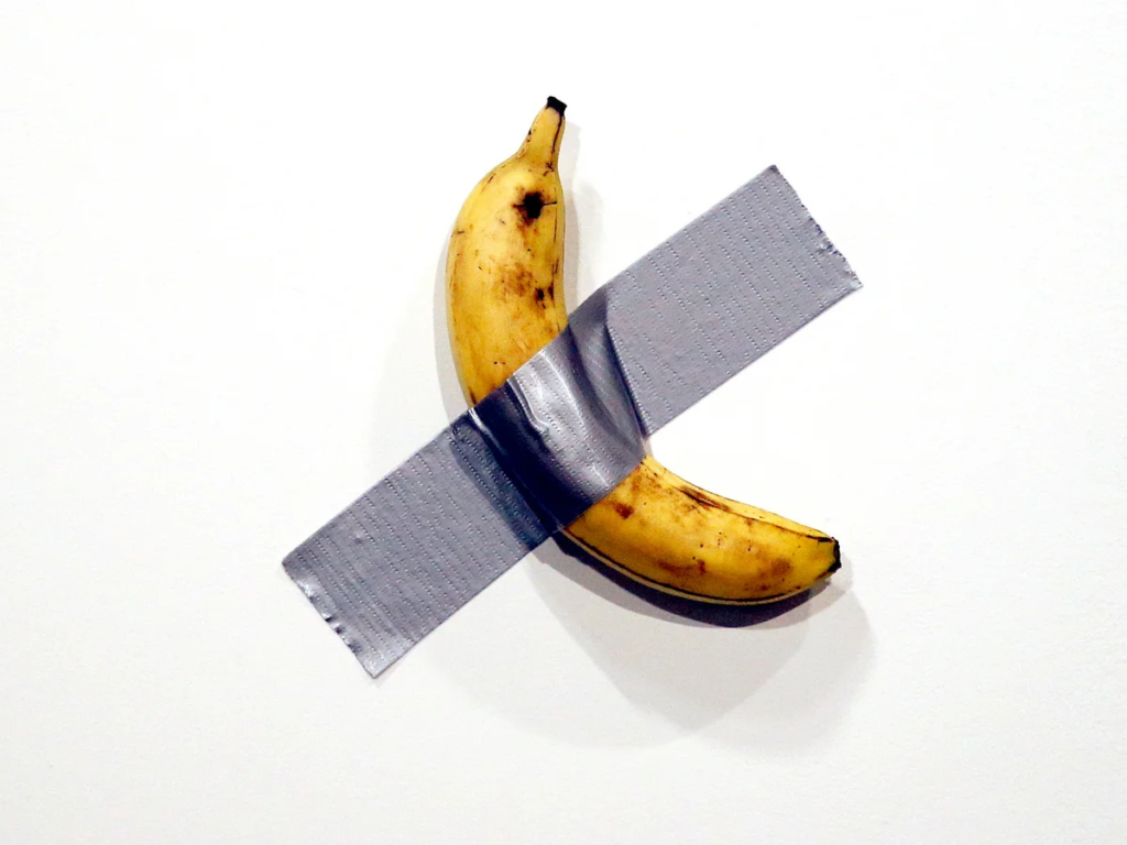 Maurizio Cattelan’s Duct-Taped Banana Sells for $6.2M in NYC