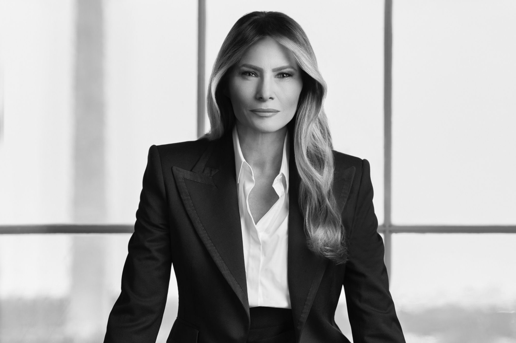 Vogue Critiques Melania Trump's Official Portrait Likens Her to a 'Freelance Magician'