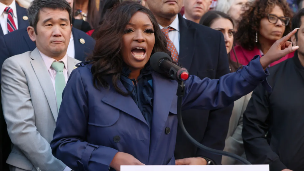 Rep. Jasmine Crockett Labels Donald Trump a "Thug" in the White House