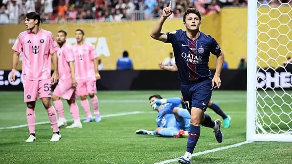 Joao Neves Stars as PSG Sweep Aside Messi’s Inter Miami 4-0 to Reach Club World Cup Quarterfinals