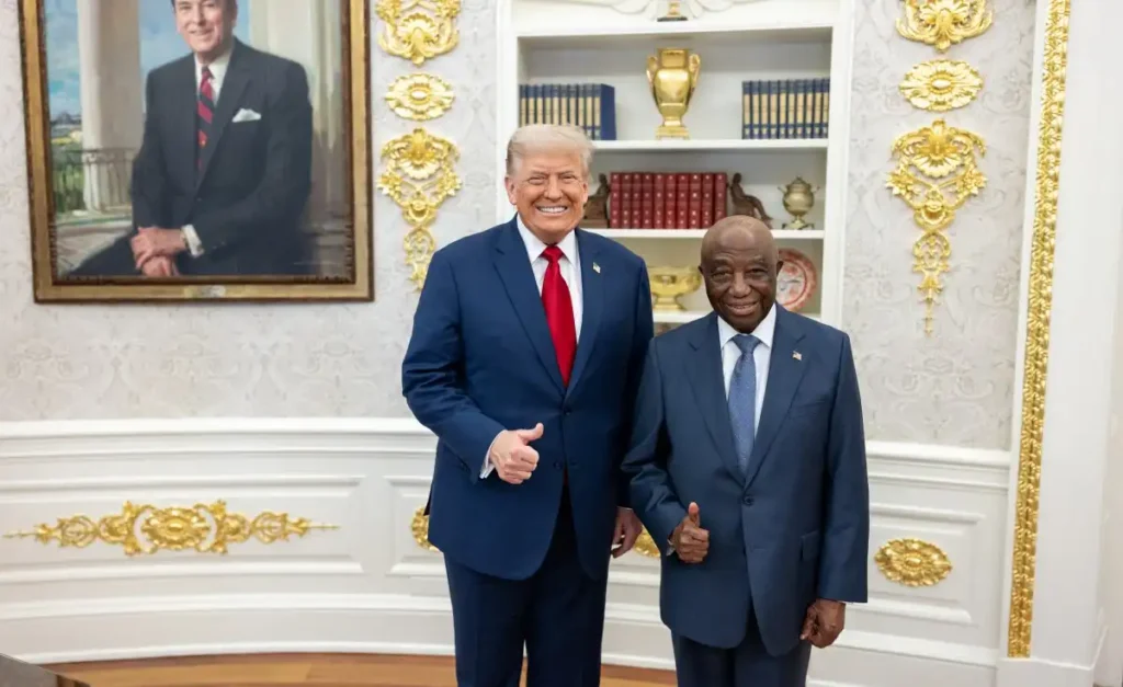 Trump Faces Backlash After Asking Liberian President Where He Learned English