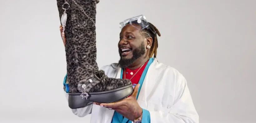 T-Pain Teams With Crocs on 35-Inch “Unfurgettable” Leopard Boots for Croctober