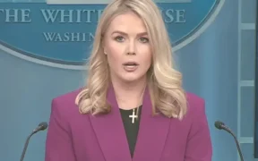 White House Press Secretary Cuts Briefing Short After Questions on Trump’s ‘Punishable by Death’ Remarks