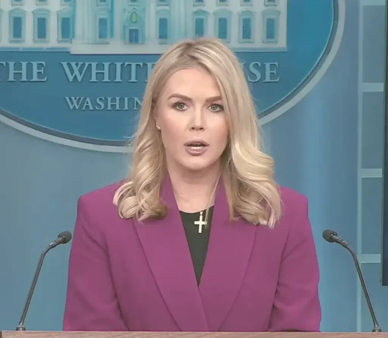 White House Press Secretary Cuts Briefing Short After Questions on Trump’s ‘Punishable by Death’ Remarks