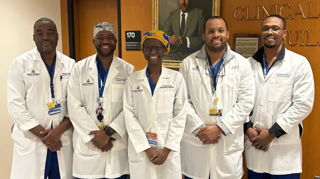 Historic First: 5 Black Surgeons Lead Johns Hopkins Trauma Team