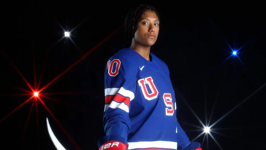 Laila Edwards, First Black Woman to Score for U.S. Women’s Hockey