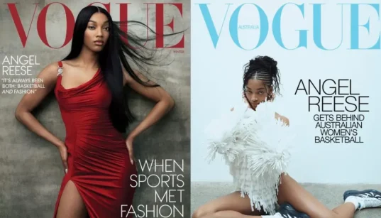 Angel Reese Makes a Bold Fashion Statement on Vogue Cover