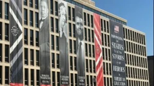 Charlie Kirk’s Banner at U.S. Education Department Sparks Debate
