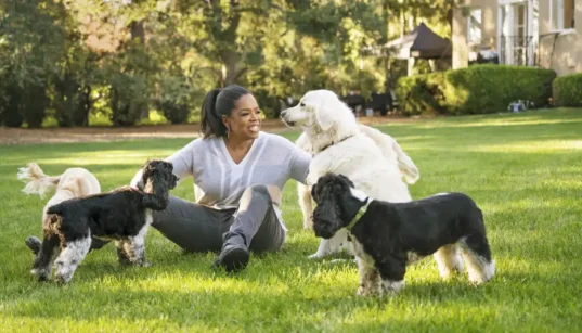 Oprah Winfrey Says Her Dogs Helped Her Through Life’s Toughest Moments